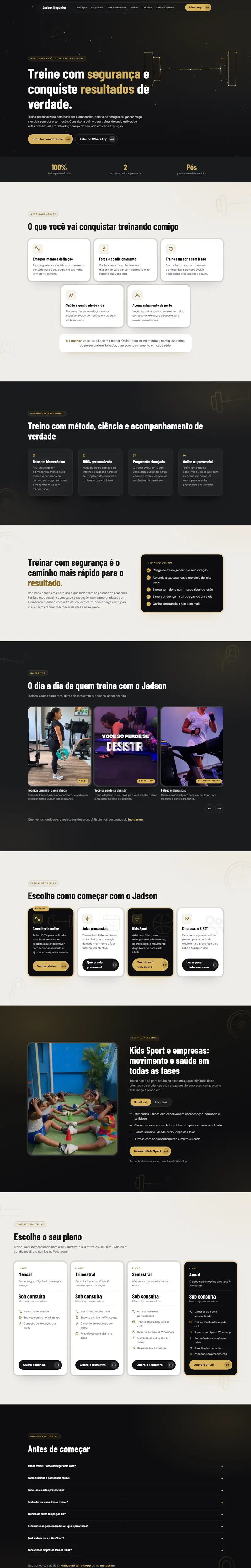 Site do personal Jadson Nogueira